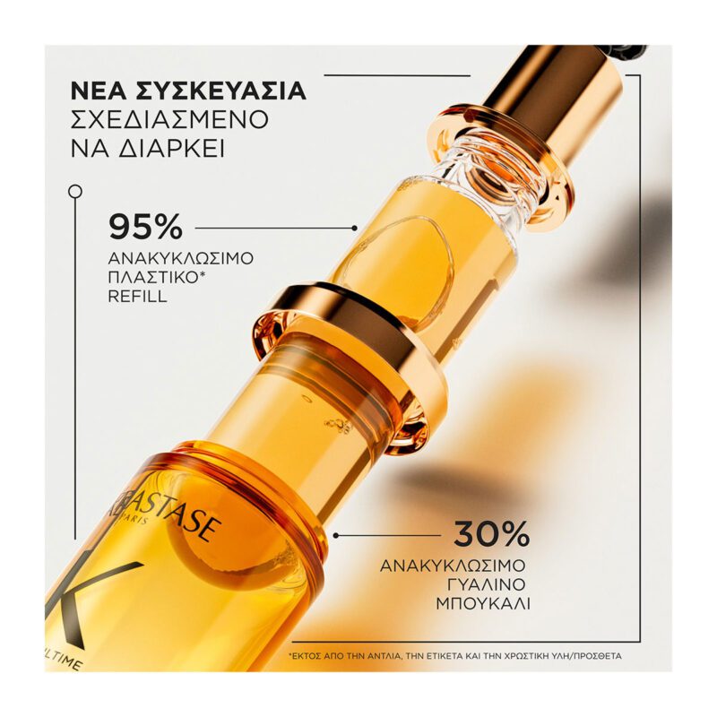 Kérastase Elixir Ultime Refillable 75ml – Επαναγεμιζόμενο Έλαιο για Λαμπερά Μαλλιά - Image 4