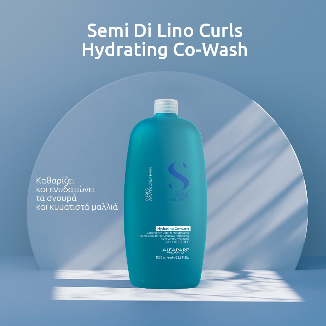 Alfaparf Milano Semi di Lino Hydrating Co-Wash 1000ml – Ήπιο Καθαριστικό Χωρίς Θειικά για Ξηρά & Ευαίσθητα Μαλλιά - Image 2