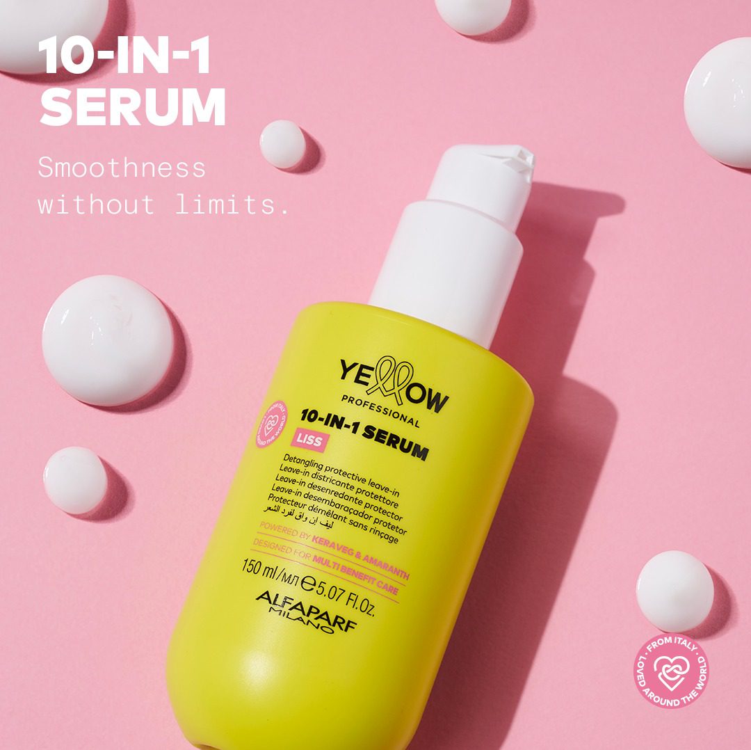 Yellow Professional Liss 10-in-1 Serum 150ml – Leave-in Ορός Ελέγχου & Προστασίας για Ατίθασα Μαλλιά - Image 4