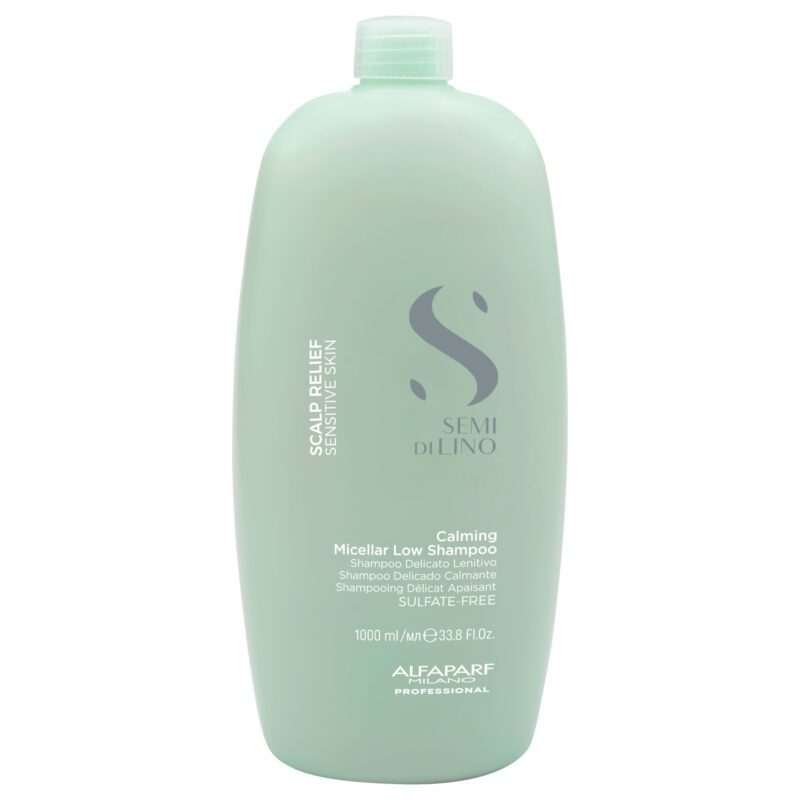 Alfaparf Milano Semi di Lino Scalp Relief Calming Micellar Low Shampoo 1000ml – Καταπραϋντικό Σαμπουάν με Μικκυλιακή Τεχνολογία για Ευαίσθητο Τριχωτό