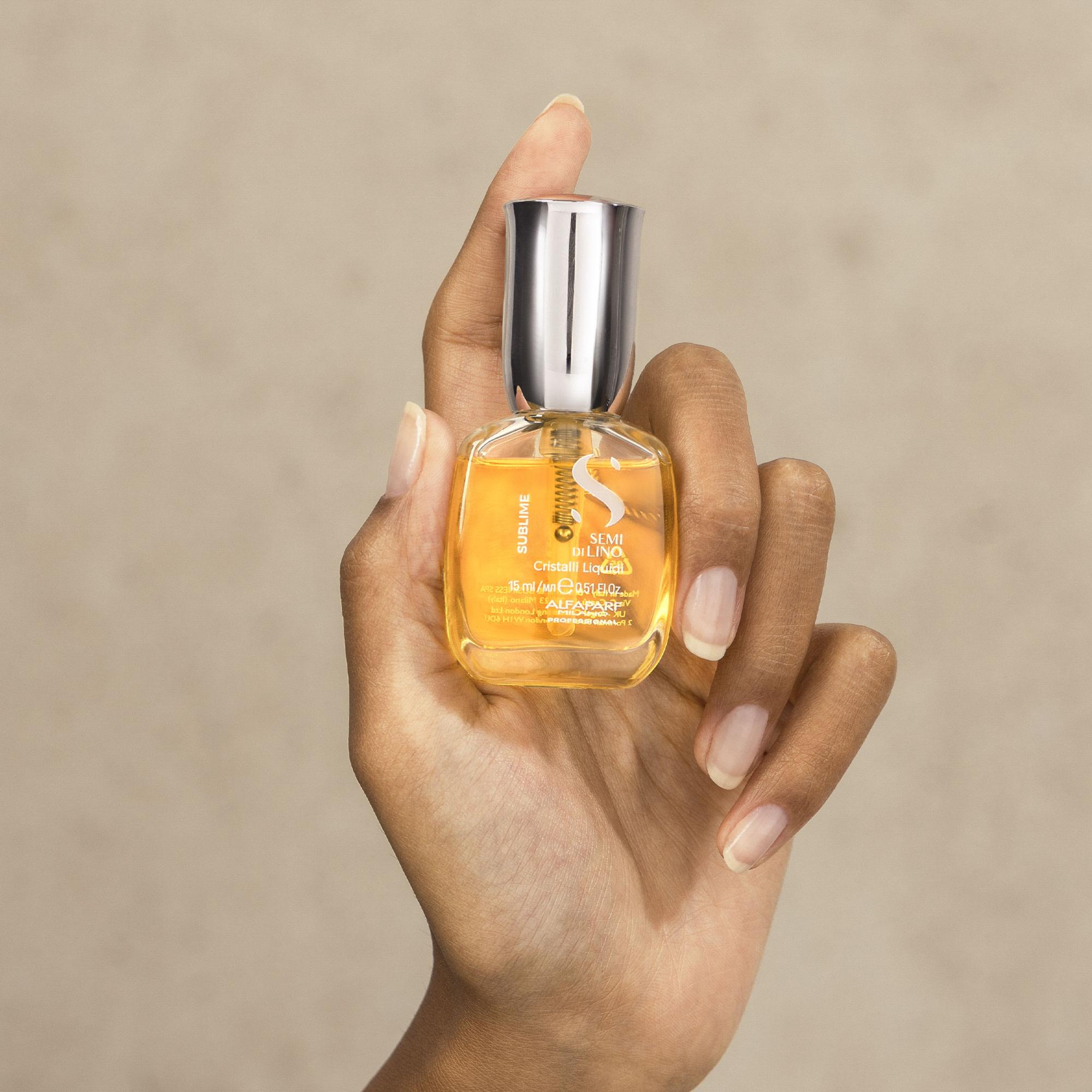 Alfaparf Milano Semi di Lino Cristalli Liquidi The Original 15ml – Ορός Λάμψης για Απόλυτα Λαμπερά & Μεταξένια Μαλλιά - Image 4