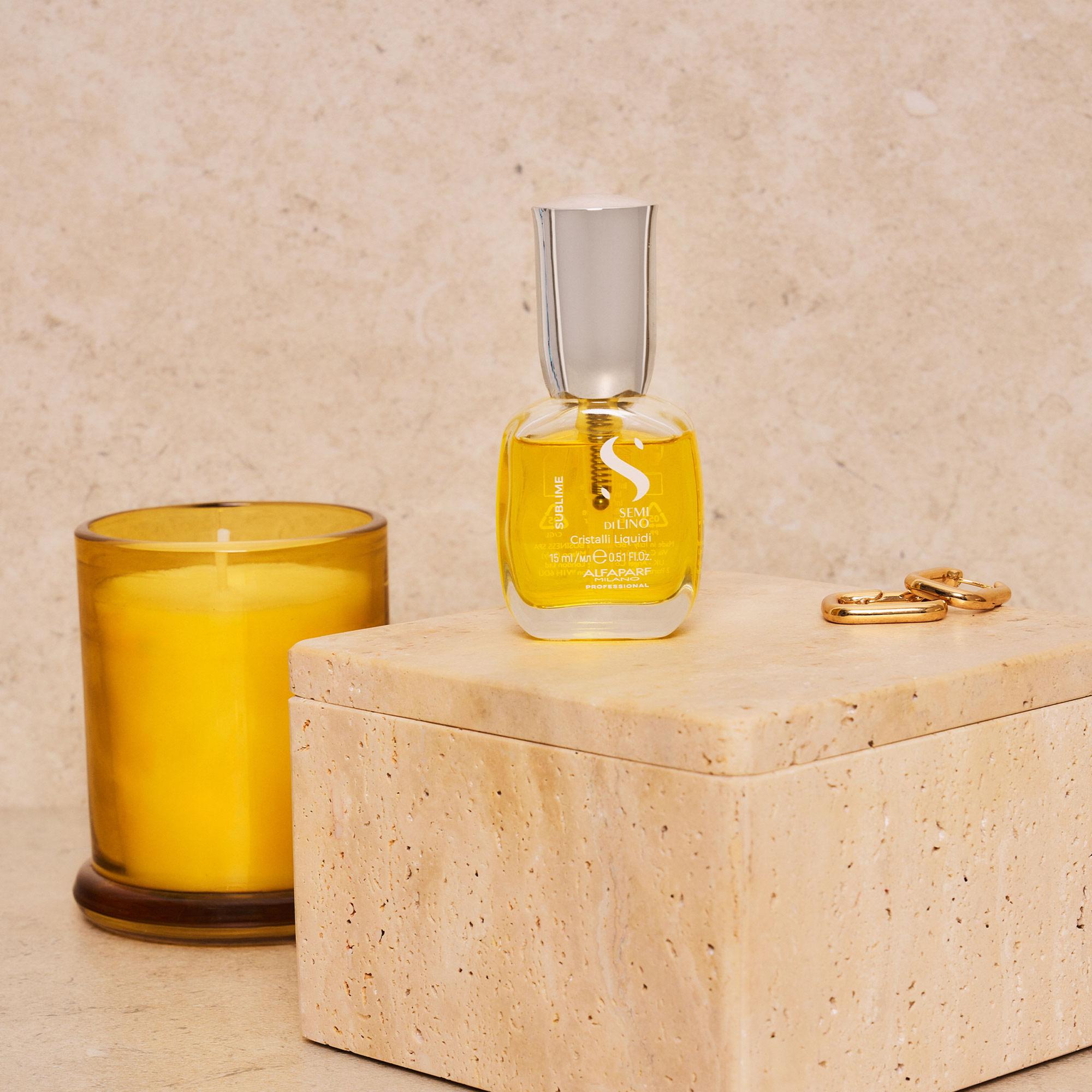 Alfaparf Milano Semi di Lino Cristalli Liquidi The Original 15ml – Ορός Λάμψης για Απόλυτα Λαμπερά & Μεταξένια Μαλλιά - Image 5