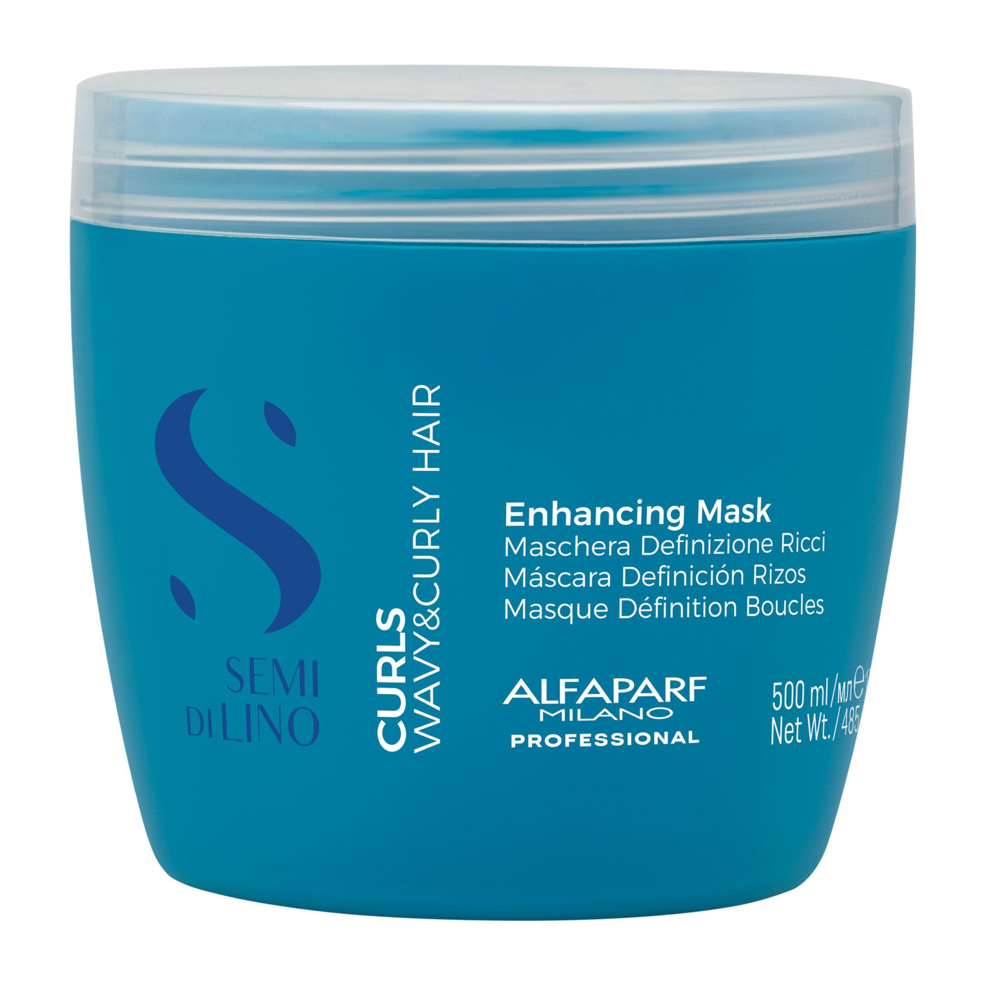 Alfaparf Milano Semi di Lino Curls Enhancing Mask 500ml – Μάσκα Εντατικής Ενυδάτωσης & Αναδόμησης για Σγουρά Μαλλιά