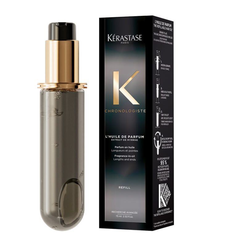 Kérastase Chronologiste L’Huile De Parfum Refill 75ml – Έλαιο Αναζωογόνησης & Αρώματος για τα Μαλλιά - Image 2