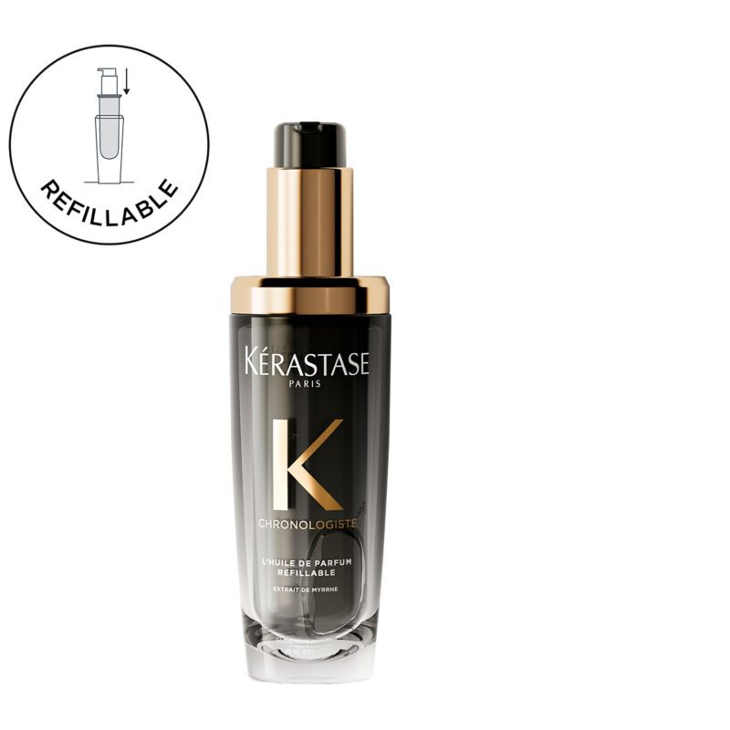 Kérastase Chronologiste L’Huile De Parfum Refillable 75ml – Επαναγεμιζόμενο Έλαιο Αναζωογόνησης & Αρώματος για τα Μαλλιά