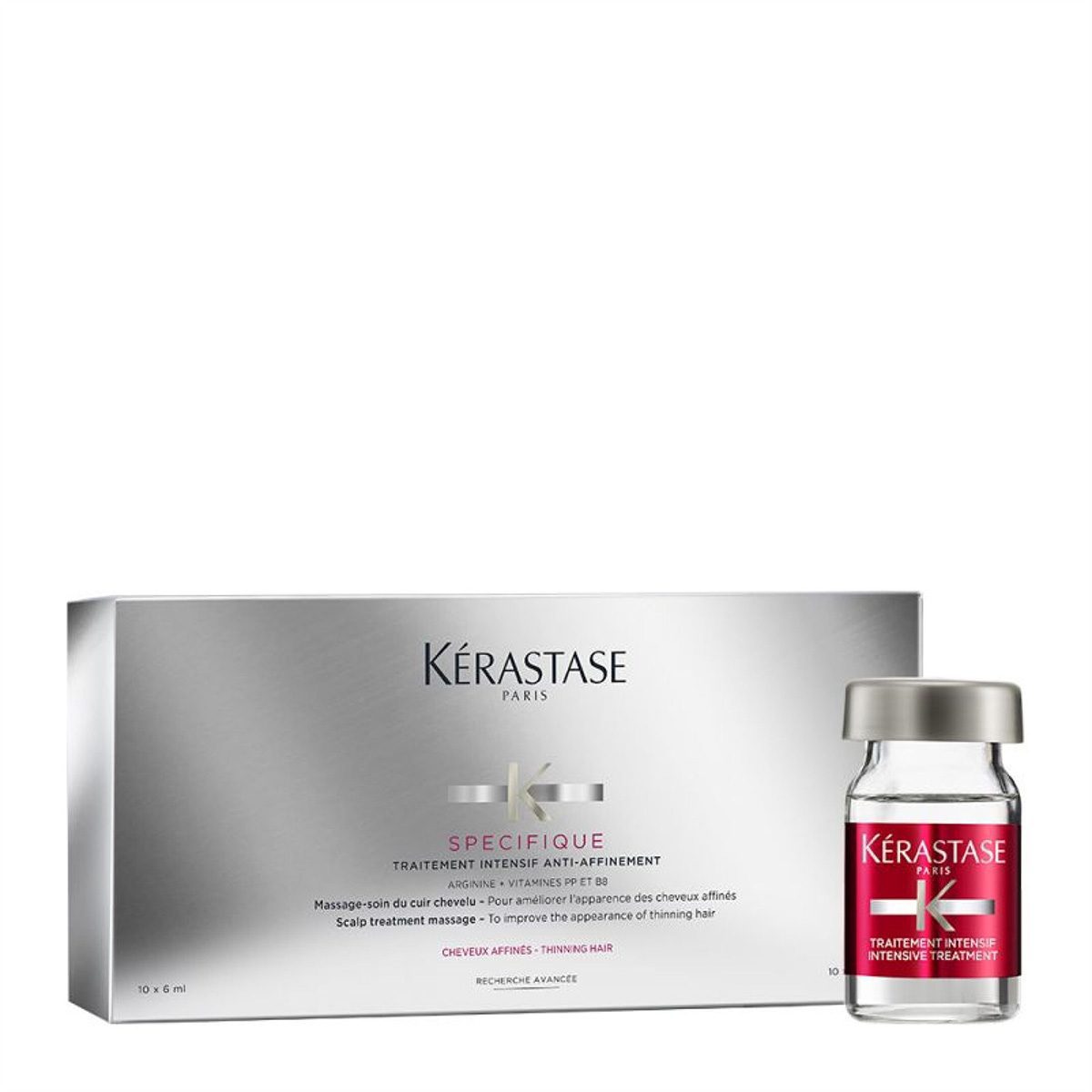 Kérastase Specifique Aminexil Cure Anti-Chute Intensive – Θεραπεία Αραίωσης Μαλλιών (10 x 6ml)