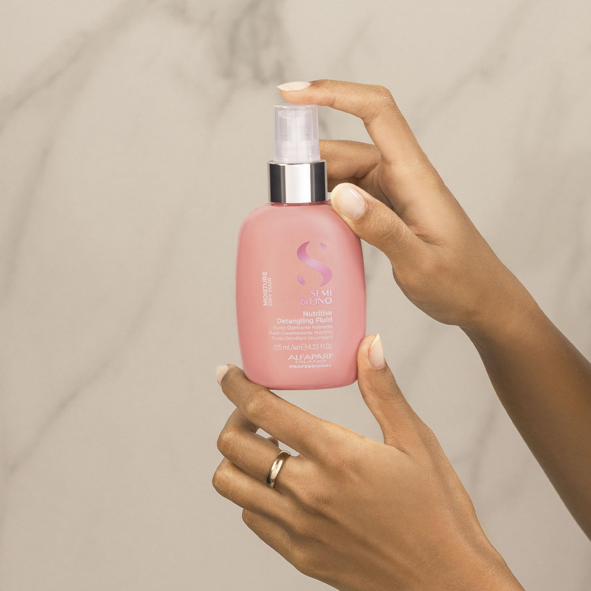 Alfaparf Semi di Lino Moisture Nutritive Detangling Fluid 125ml – Ενυδατικό Σπρέι Ξεμπερδέματος για Ξηρά Μαλλιά - Image 3
