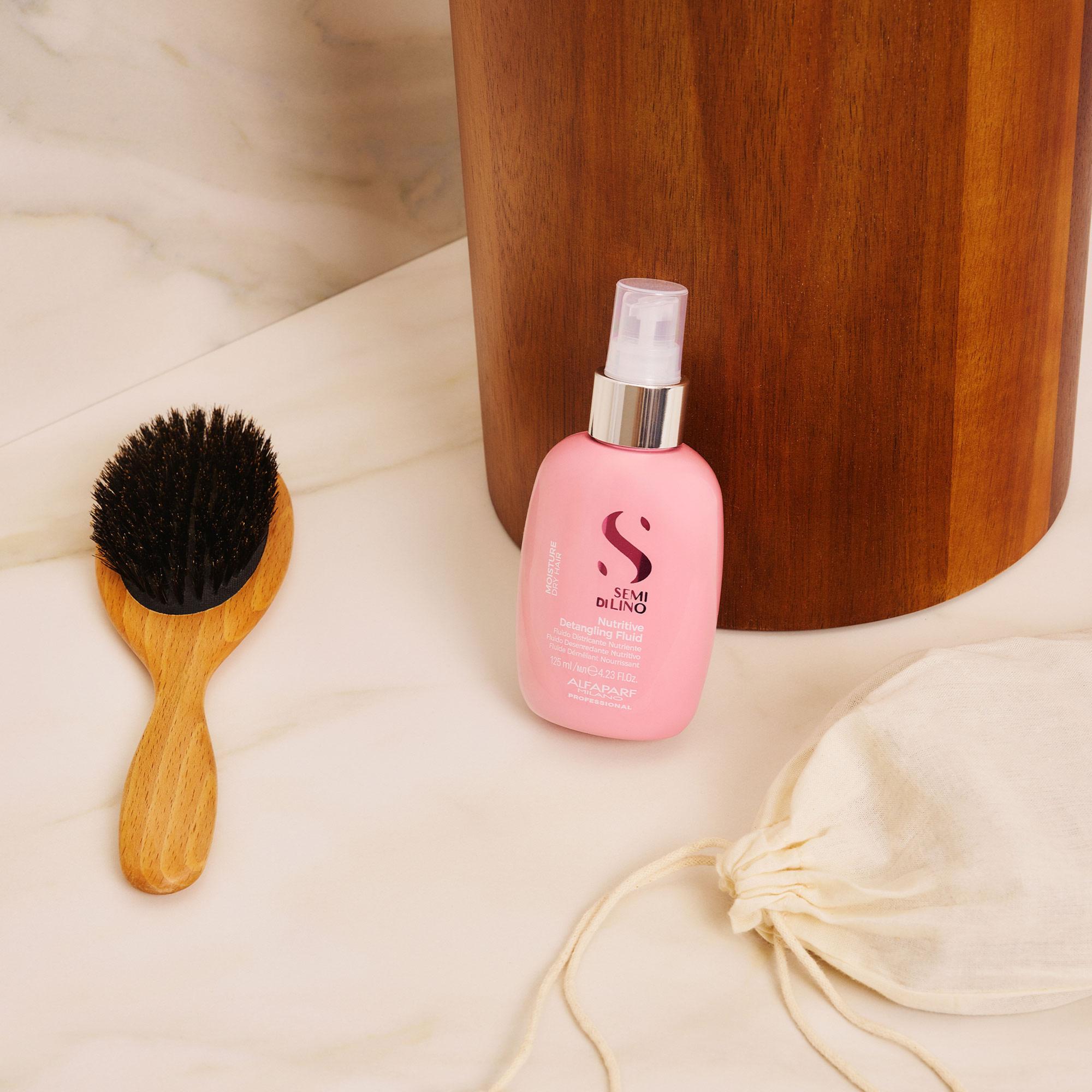 Alfaparf Semi di Lino Moisture Nutritive Detangling Fluid 125ml – Ενυδατικό Σπρέι Ξεμπερδέματος για Ξηρά Μαλλιά - Image 4