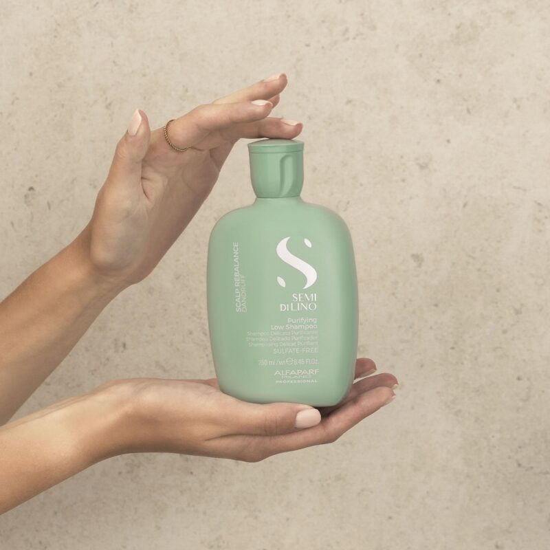 Alfaparf Milano Semi di Lino Scalp Rebalance Purifying Low Shampoo 250ml – Εξισορροπητικό Σαμπουάν Καθαρισμού κατά της Πιτυρίδας & της Λιπαρότητας - Image 4