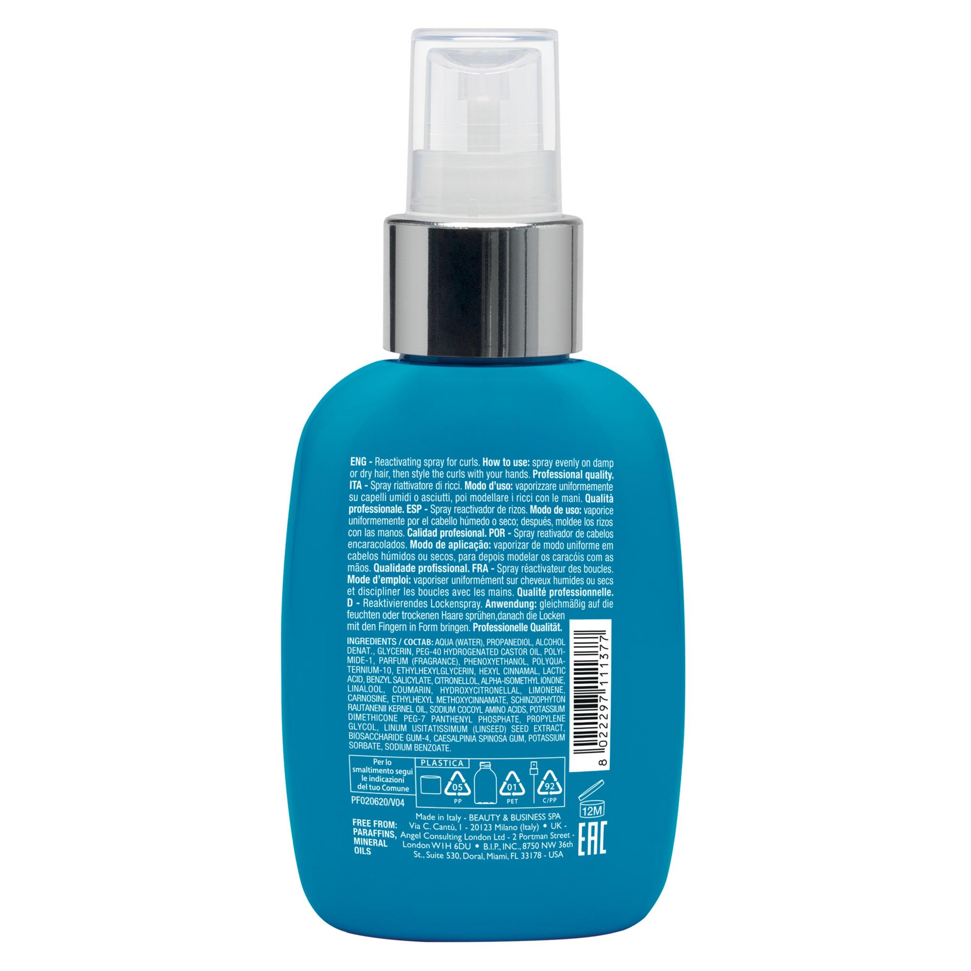 Alfaparf Milano Semi di Lino Curls Reactivating Spray 125ml – Επαναδραστηριοποιητικό Spray για Αναζωογόνηση Μπούκλας & Έλεγχο Φριζαρίσματος - Image 4