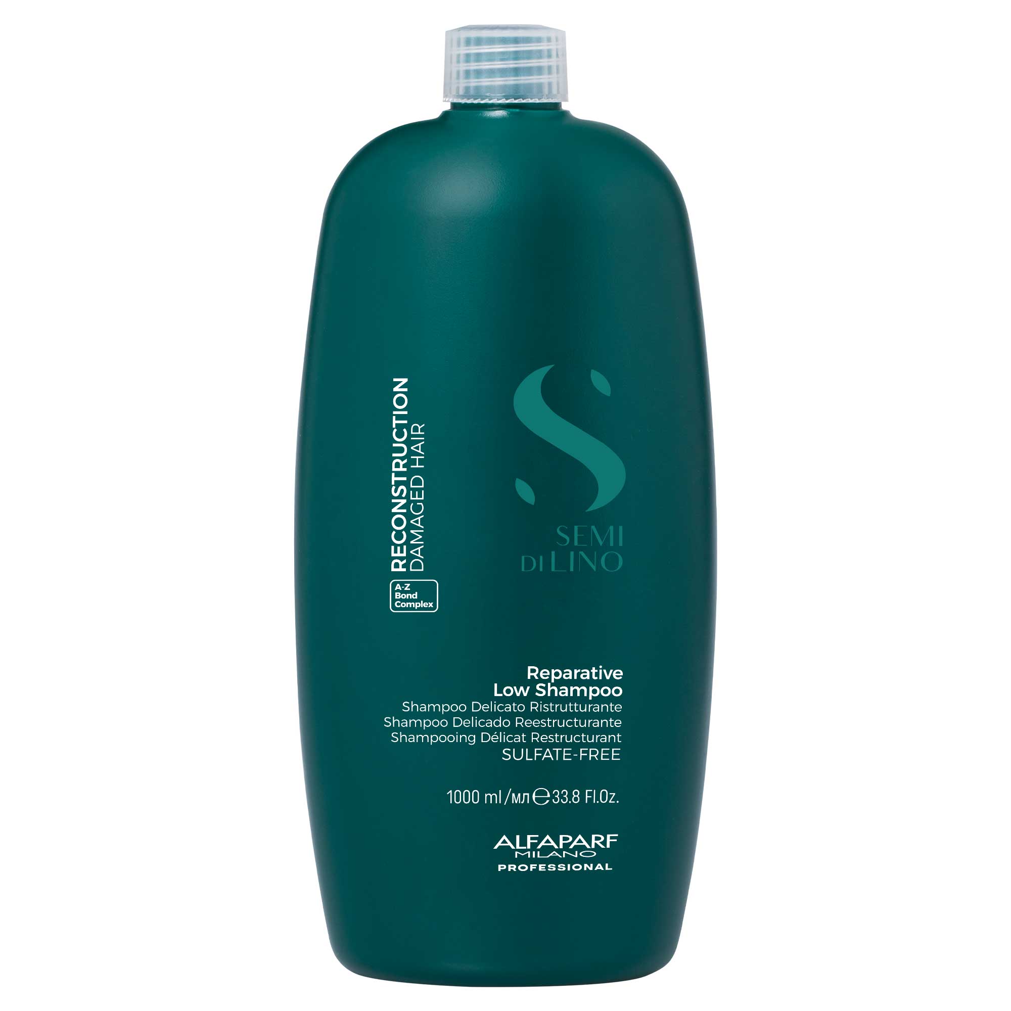 Alfaparf Milano Semi di Lino Reconstruction Reparative Low Shampoo 1000ml – Σαμπουάν Αναδόμησης για Ταλαιπωρημένα Μαλλιά