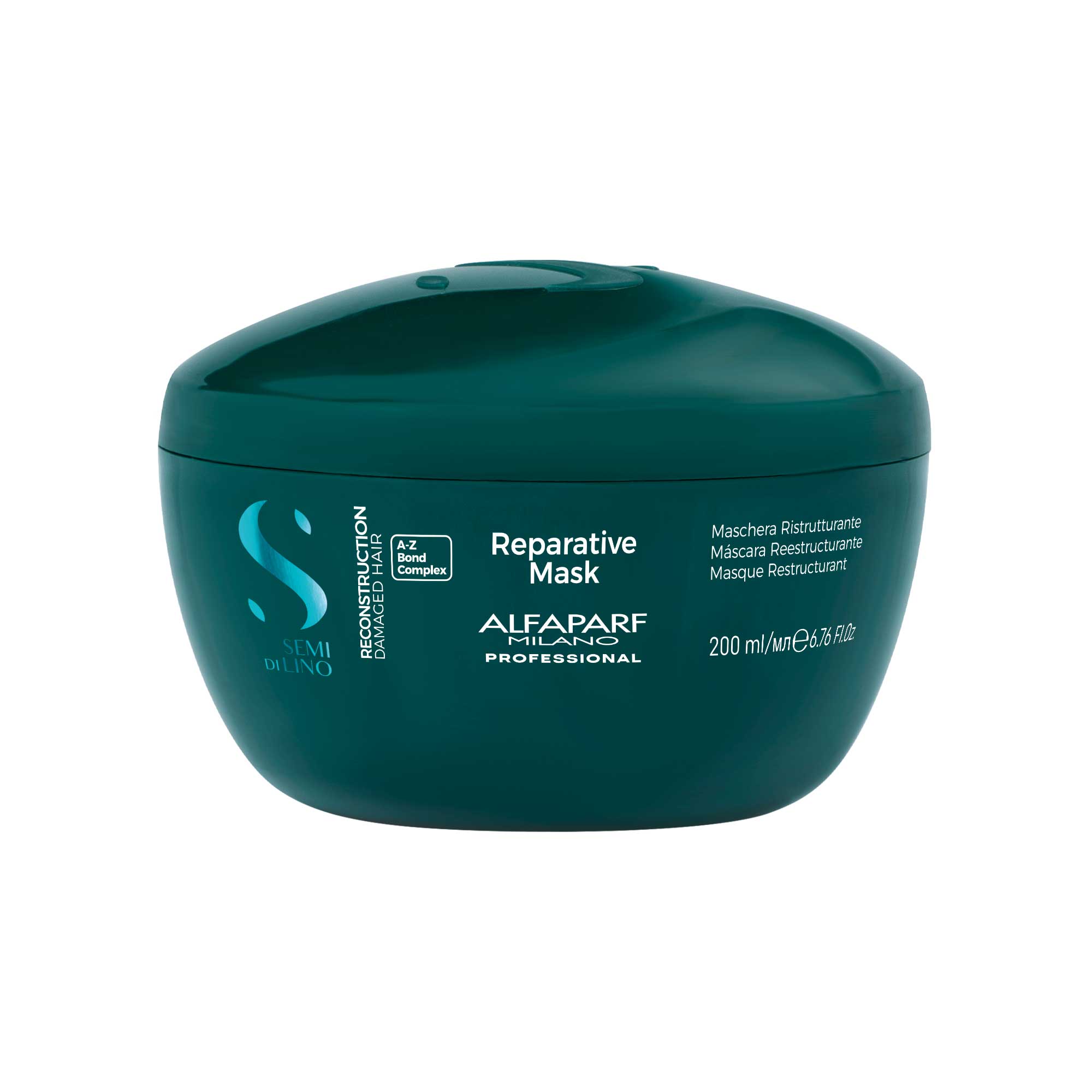 Alfaparf Milano Semi di Lino Reconstruction Reparative Mask 200ml – Μάσκα Αναδόμησης για Ταλαιπωρημένα Μαλλιά