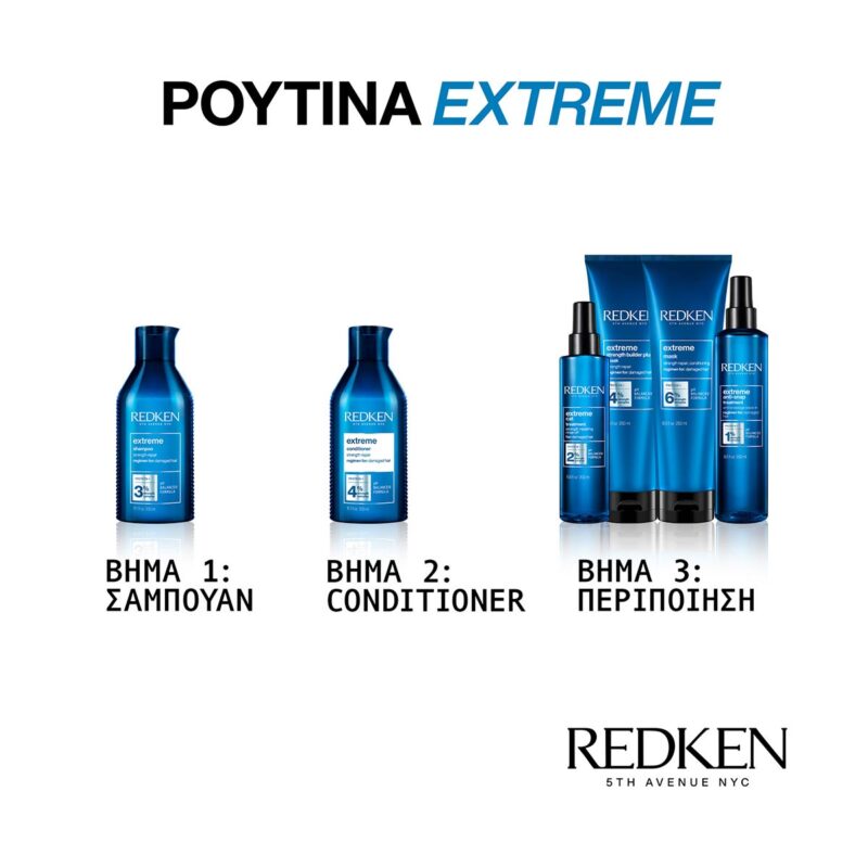 Redken Extreme Shampoo Αναδόμησης Για Ταλαιπωρημένα Μαλλιά 1000ml – Καθαρισμός & Επανόρθωση Σε Βάθος - Image 7