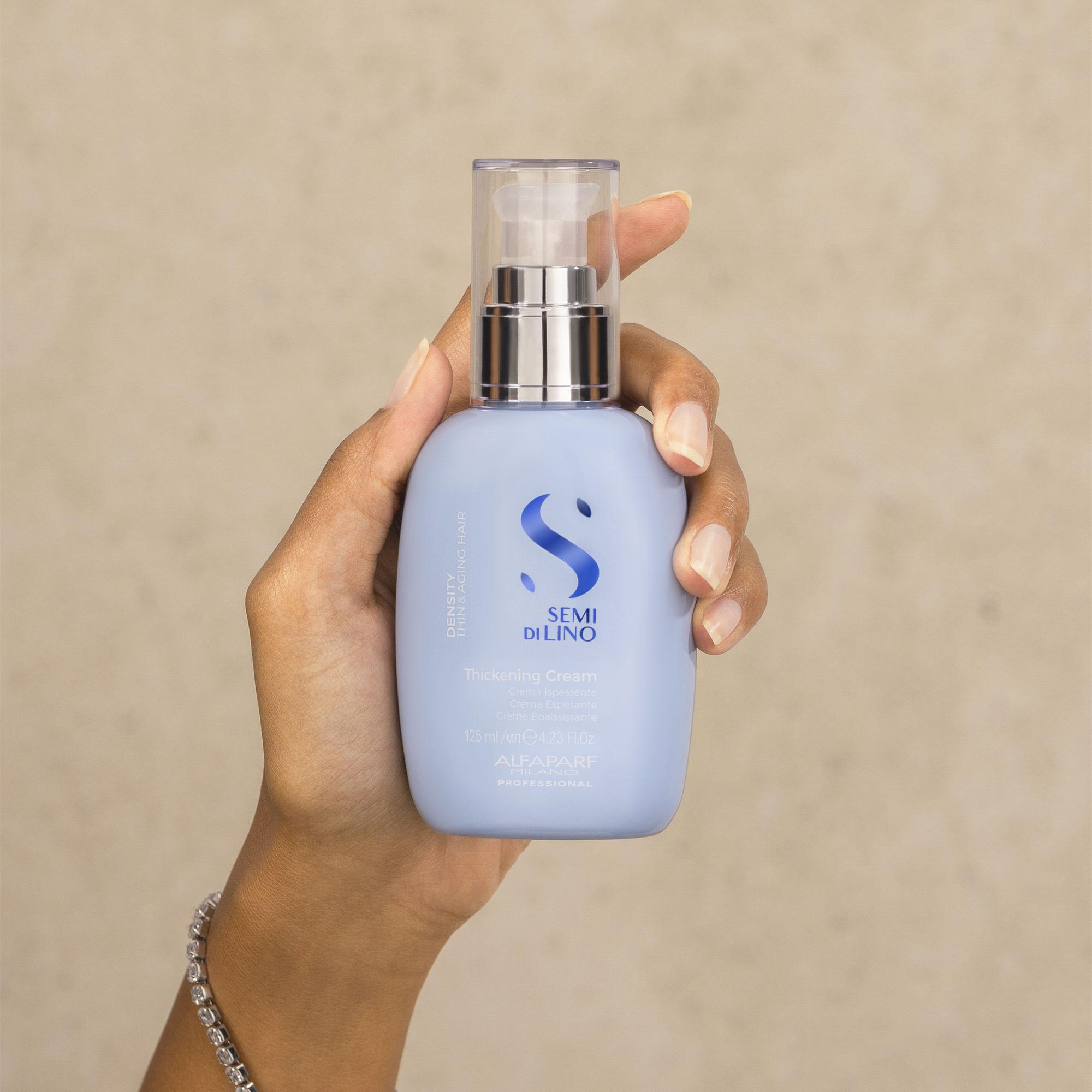 Alfaparf Milano Semi Di Lino Density Thickening Cream 125ml – Κρέμα Πύκνωσης για Λεπτά & Αδύναμα Μαλλιά - Image 3