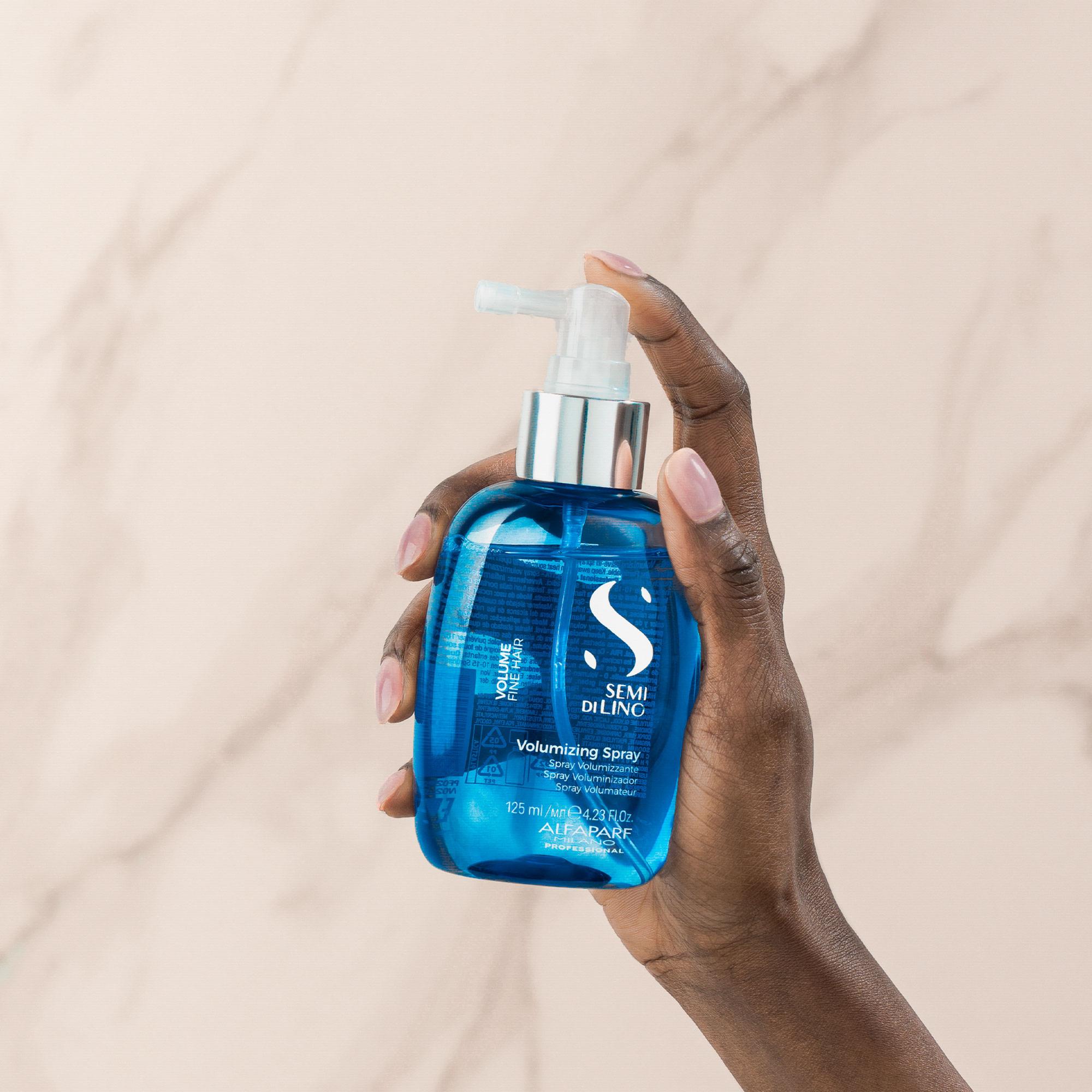 Alfaparf Semi Di Lino Volumizing Spray 125ml – Σπρέι Ανόρθωσης & Όγκου από τη Ρίζα - Image 3