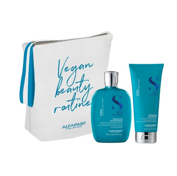Alfaparf Milano Semi di Lino Curls Vegan Routine Duo Set