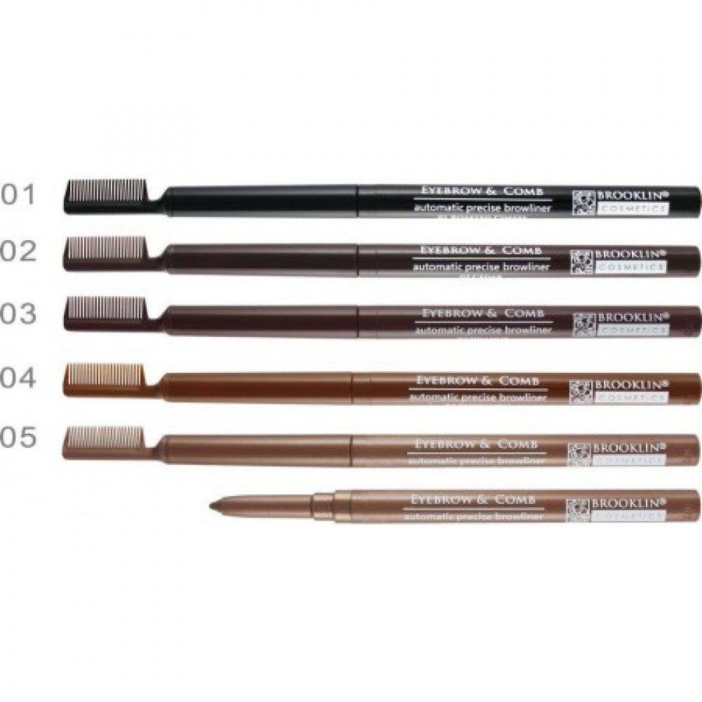 Impala Brooklin Eyebrow and Comb Automatic Precise Browliner No03 Walnut - Image 2