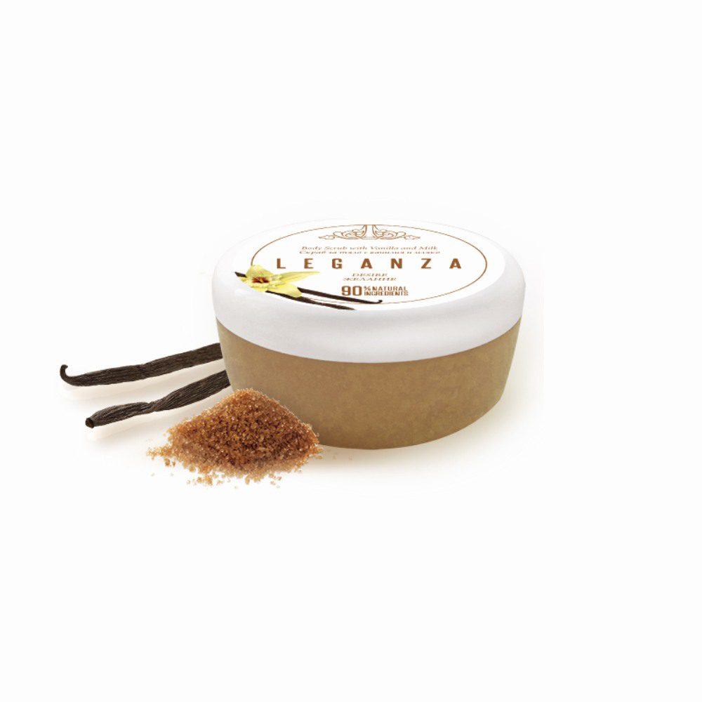 Body Scrub Βανίλια και Γάλα - Desire +20% bonus Leganza 240g