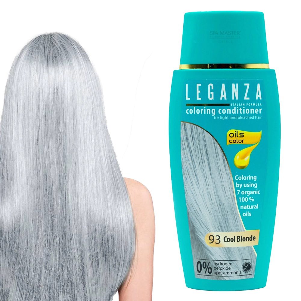 Leganza Coloring Conditioner - Μαλακτική Κρέμα Μαλλιών με Χρώμα Χωρίς Αμμωνία 150ml No93 Cool Blonde/Ψυχρό Ξανθό
