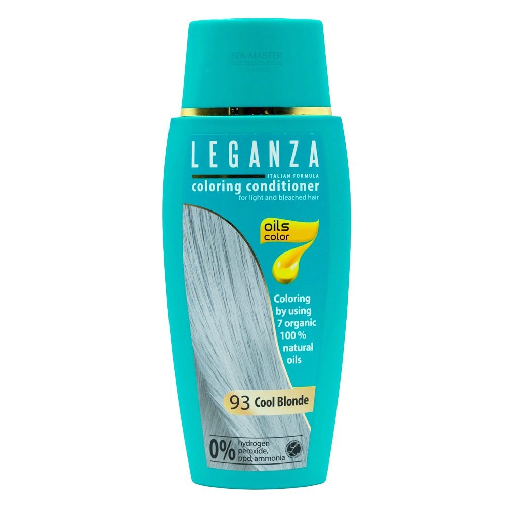 Leganza Coloring Conditioner - Μαλακτική Κρέμα Μαλλιών με Χρώμα Χωρίς Αμμωνία 150ml No93 Cool Blonde/Ψυχρό Ξανθό - Image 5