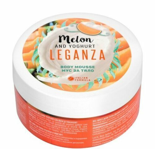 Body Mousse Πεπόνι και Γιαούρτι Leganza 200ml