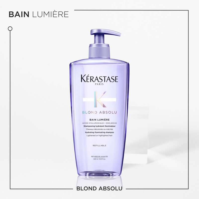 Kérastase Blond Absolu Bain Lumière – Ενυδατικό Σαμπουάν για Ξανθά Μαλλιά 500ml - Image 2