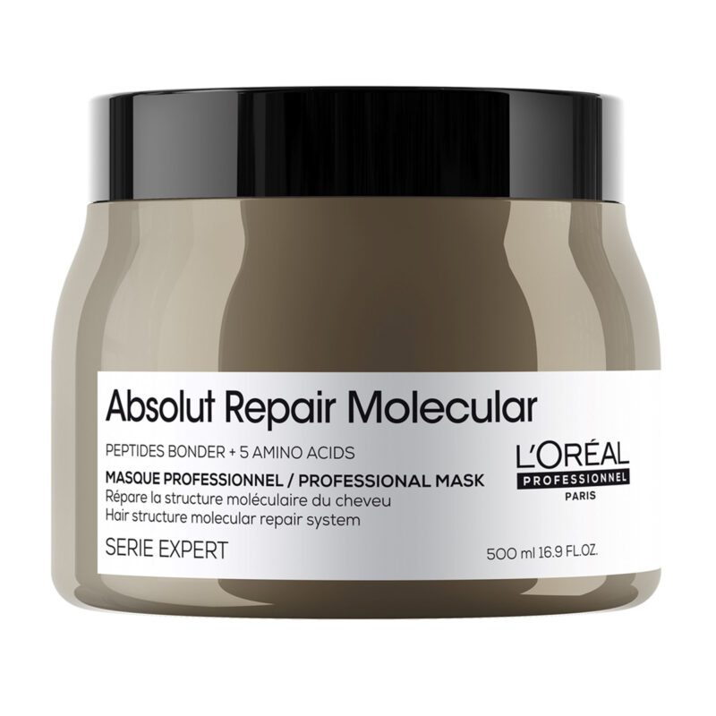 L’Oréal Professionnel Absolut Repair Molecular – Μάσκα Μοριακής Επανόρθωσης για Ταλαιπωρημένα Μαλλιά 500ml