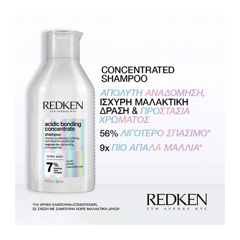 Redken Acidic Bonding Concentrate Σαμπουάν για Ξηρά Ταλαιπωρημένα & Βαμμένα Μαλλιά 500ml - Image 7