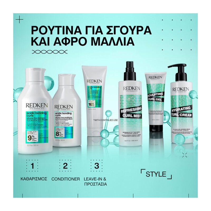 Redken Acidic Bonding Curls Conditioner 1000ml – Μαλακτική Κρέμα για Σγουρά & Άφρο Μαλλιά - Image 5