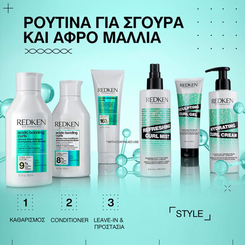 Redken Acidic Bonding Curls Shampoo 1000ml – Σαμπουάν Επανόρθωσης & Ενυδάτωσης για Σγουρά & Άφρο Μαλλιά - Image 4