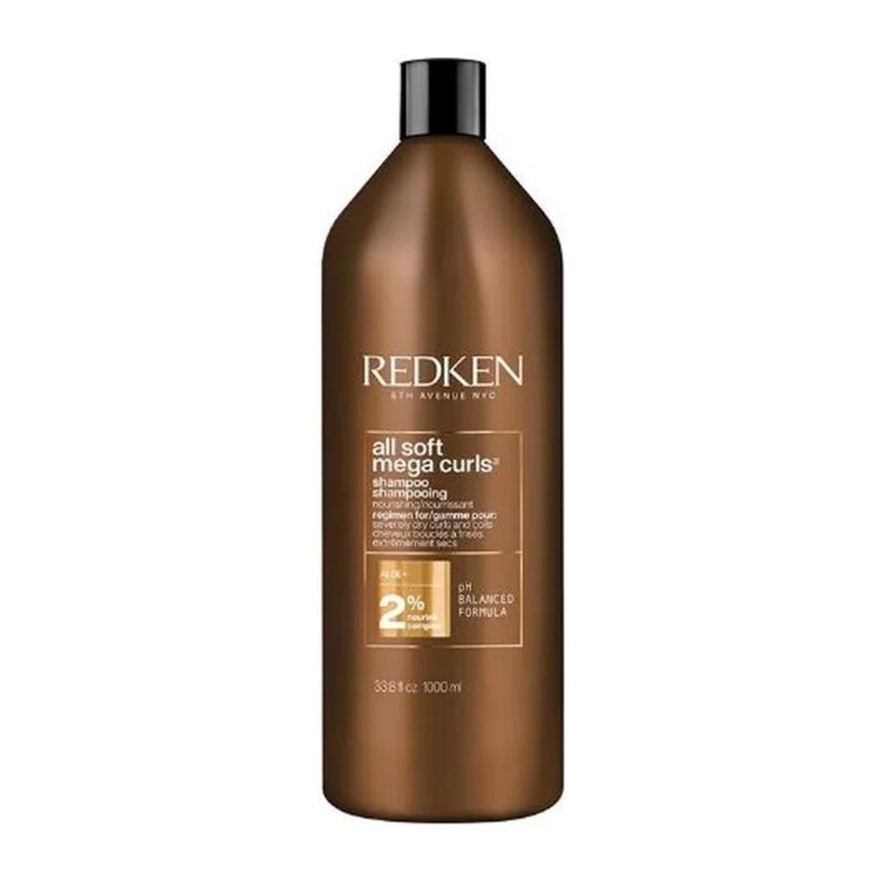 Redken All Soft Mega Curls Σαμπουάν για Ξηρά Σγουρά Μαλλιά με Μπούκλες 1000ml – Θρέψη & Ενυδάτωση με Διάρκεια