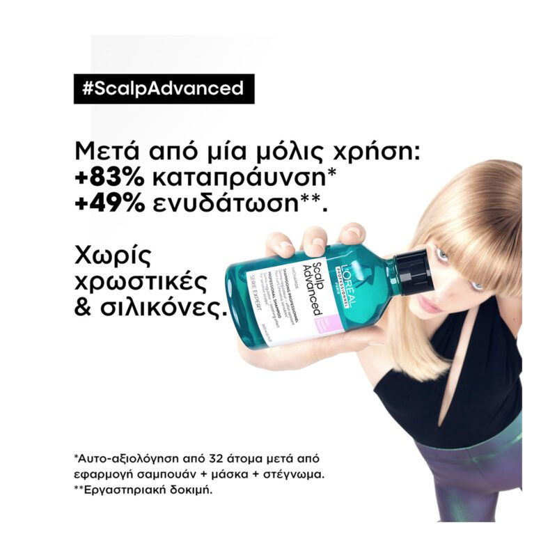 L’Oréal Professionnel Serie Expert Scalp Anti-Discomfort Σαμπουάν Για Το Ευαίσθητο Τριχωτό 500ml - Image 4
