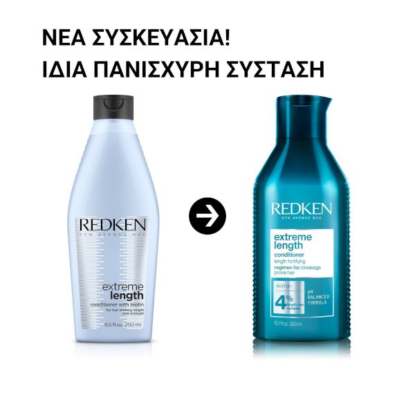 Redken Extreme Length Conditioner Για Μακριά Μαλλιά 300ml - Image 2