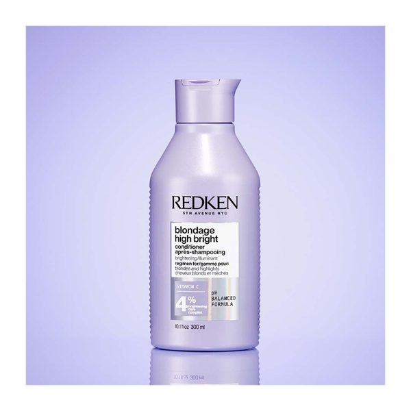 Redken Blondage High Bright Conditioner για Λαμπερά Ξανθά Μαλλιά 300ml - Image 2