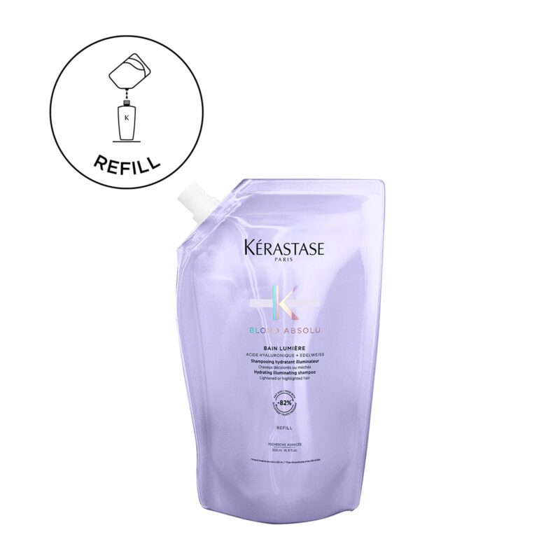 Kérastase Blond Absolu Bain Lumière Refill 500ml – Ενυδατικό Σαμπουάν για Όλους τους Τύπους Ξανθών Μαλλιών