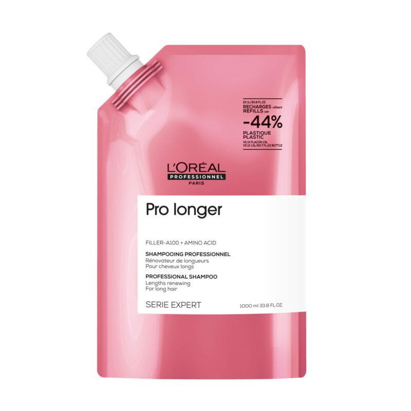 L’Oréal Professionnel Pro Longer Shampoo Refill 1000ml – Σαμπουάν Ανανέωσης Μηκών & Γεμίσματος Άκρων για Μακριά Μαλλιά