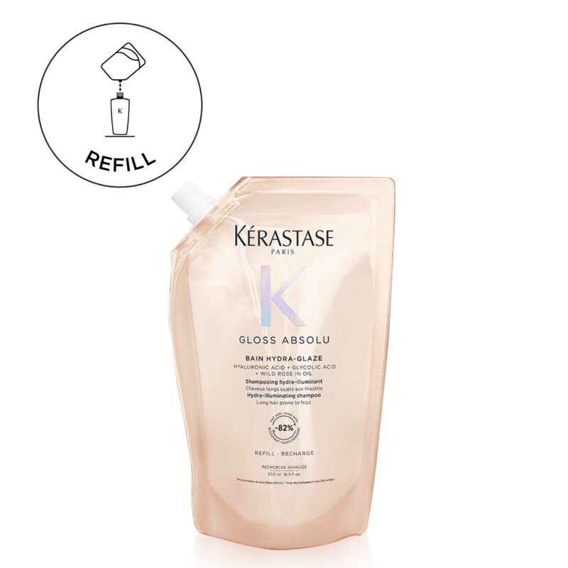 Kérastase Gloss Absolu Bain Hydra-Glaze Refill 500ml – Ενυδατικό Σαμπουάν για Λεία & Εξαιρετικά Λαμπερά Μαλλιά