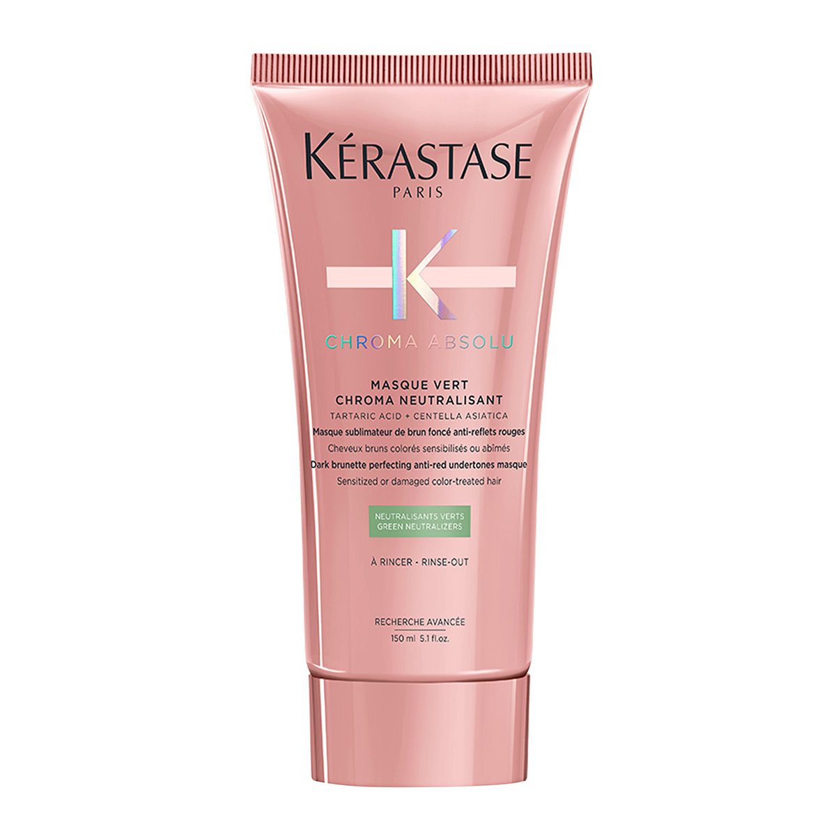 Kérastase Masque Vert Chroma Neutralisant 150ml – Μάσκα Ουδετεροποίησης για Βαμμένα Σκούρα Μαλλιά