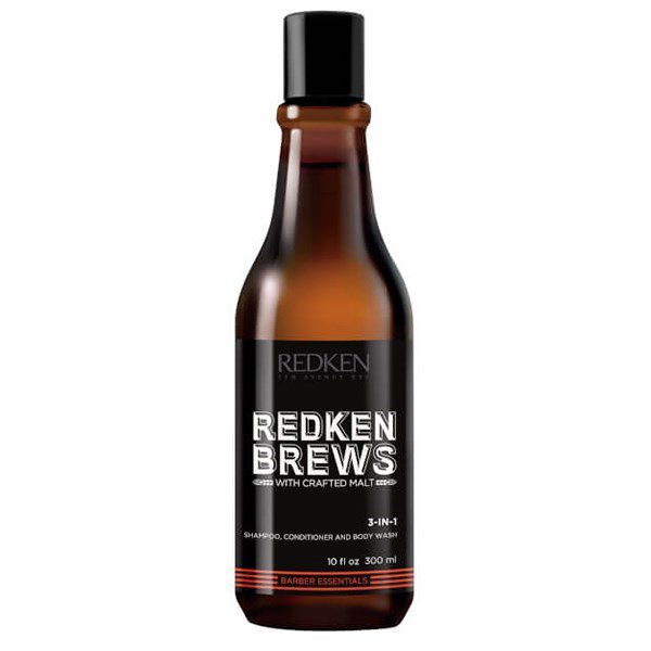 Redken Brews 3 σε 1 Shampoo 300ml – Για Μαλλιά, Σώμα & Πρόσωπο