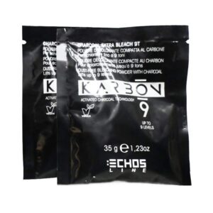 Echosline Karbon Bleaching Powder Grey 9 Tones 35gr – Ντεκαπάζ με Ενεργό Άνθρακα για Καθαρά Γκρι & Σαντρέ Αποτελέσματα