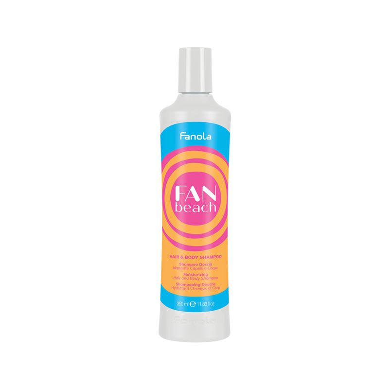 Fanola Fan Beach Hair & Body Shampoo 350ml – Σαμπουάν Μαλλιών & Σώματος για το Καλοκαίρι