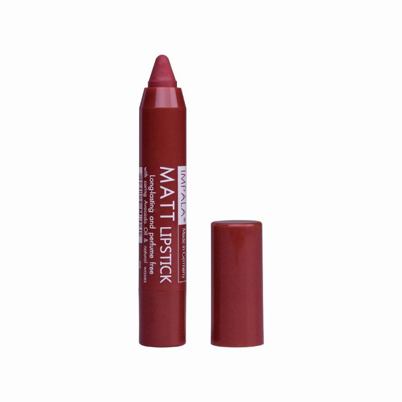 Impala Automatic Matt Lipstick Long Lasting and Perfume Free No06 Cardinal Purple – Αυτόματο Ματ Κραγιόν Cardinal Purple - Image 2