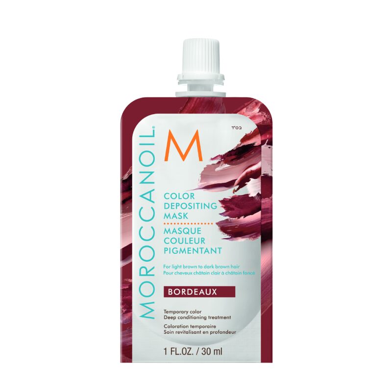 Moroccanoil Color Depositing Mask Bordeaux 30ml – Χρωμομάσκα σε Βαθύ Μπορνό Απόχρωσης Travel Size