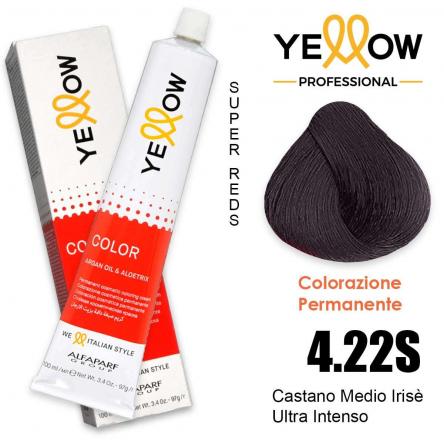 ALFAPARF GROUP YELLOW COLOR PERMANENT 4.22 100ml beautyproducts.gr