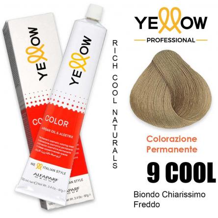 ALFAPARF GROUP YELLOW COLOR PERMANENT 9c 100ml beautyproducts.gr