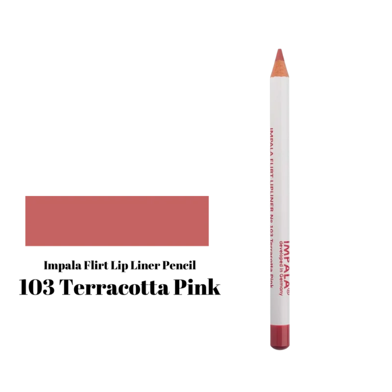  Impala Flirt Lip Liner No103 –Terracotta Pink | Ματ Μολύβι Χειλιών με Βιταμίνη Ε
