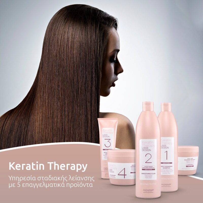 Alfaparf Keratin Therapy Lisse Design Rehydrating Mask 500ml – Μάσκα Ενυδάτωσης & Θρέψης μετά την Κερατίνη - Image 3