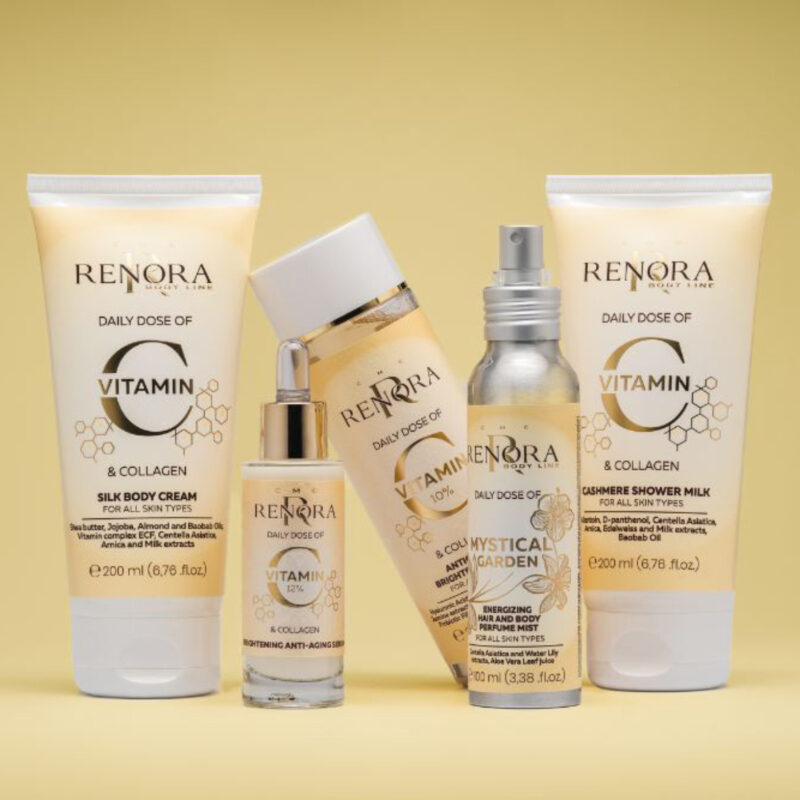 Renora Daily Dose Vitamin C & Collagen Cashmere Shower Milk 250ml – Απαλό Γαλάκτωμα Καθαρισμού για Λάμψη & Θρέψη στο Ντους - Image 9