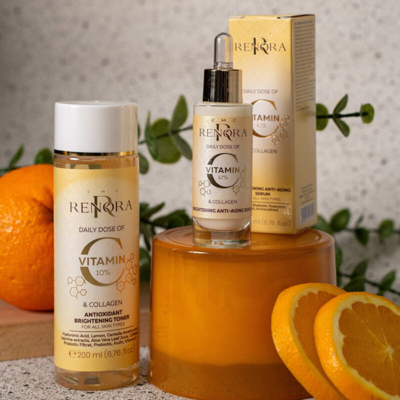 Renora Daily Dose of Vitamin C & Collagen Brightening Anti-Aging Serum 30ml – Λάμψη, Σύσφιξη & Αντιγήρανση σε Κάθε Σταγόνα - Image 9