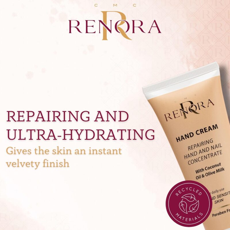 Renora Repairing Hand & Nail Concentrate 75ml – Εντατική Κρέμα Επανόρθωσης για Χέρια & Νύχια - Image 4